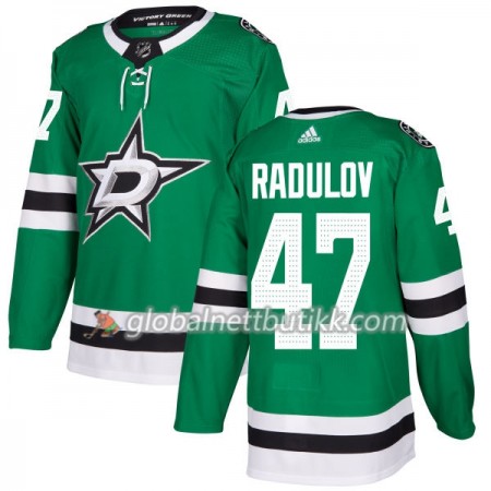 Dallas Stars Jacket Hockeydrakt Alexander Radulov 47 2017-2018 Kelly Grønn Adidas Authentic - Herre
